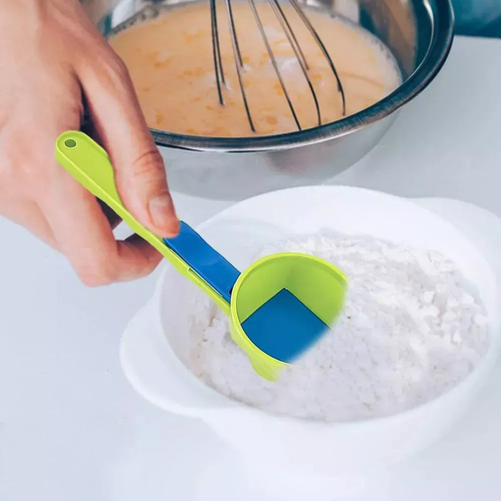 Slide Scoop™ - No Mess, No Waste, Just Perfect Portions!