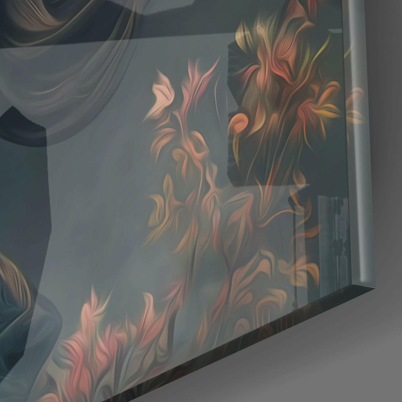Dragon's Roar Glass Wall Art