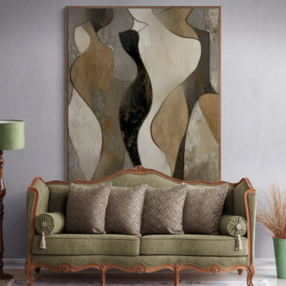 Earth Song Abstract Canvas Wall Art