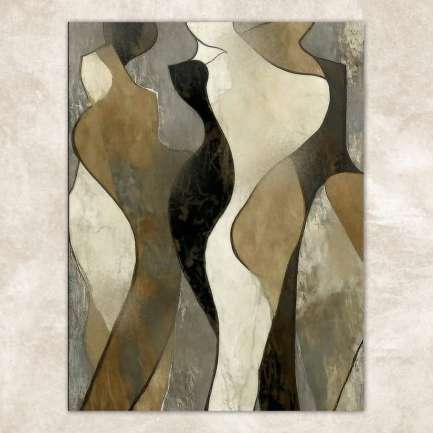 Earth Song Abstract Canvas Wall Art