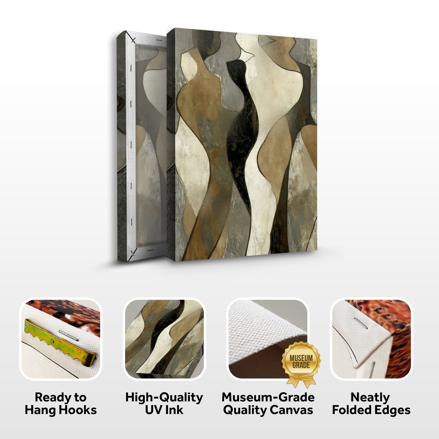 Earth Song Abstract Canvas Wall Art