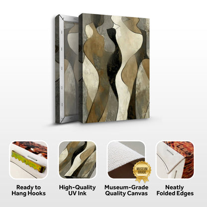 Earth Song Abstract Canvas Wall Art