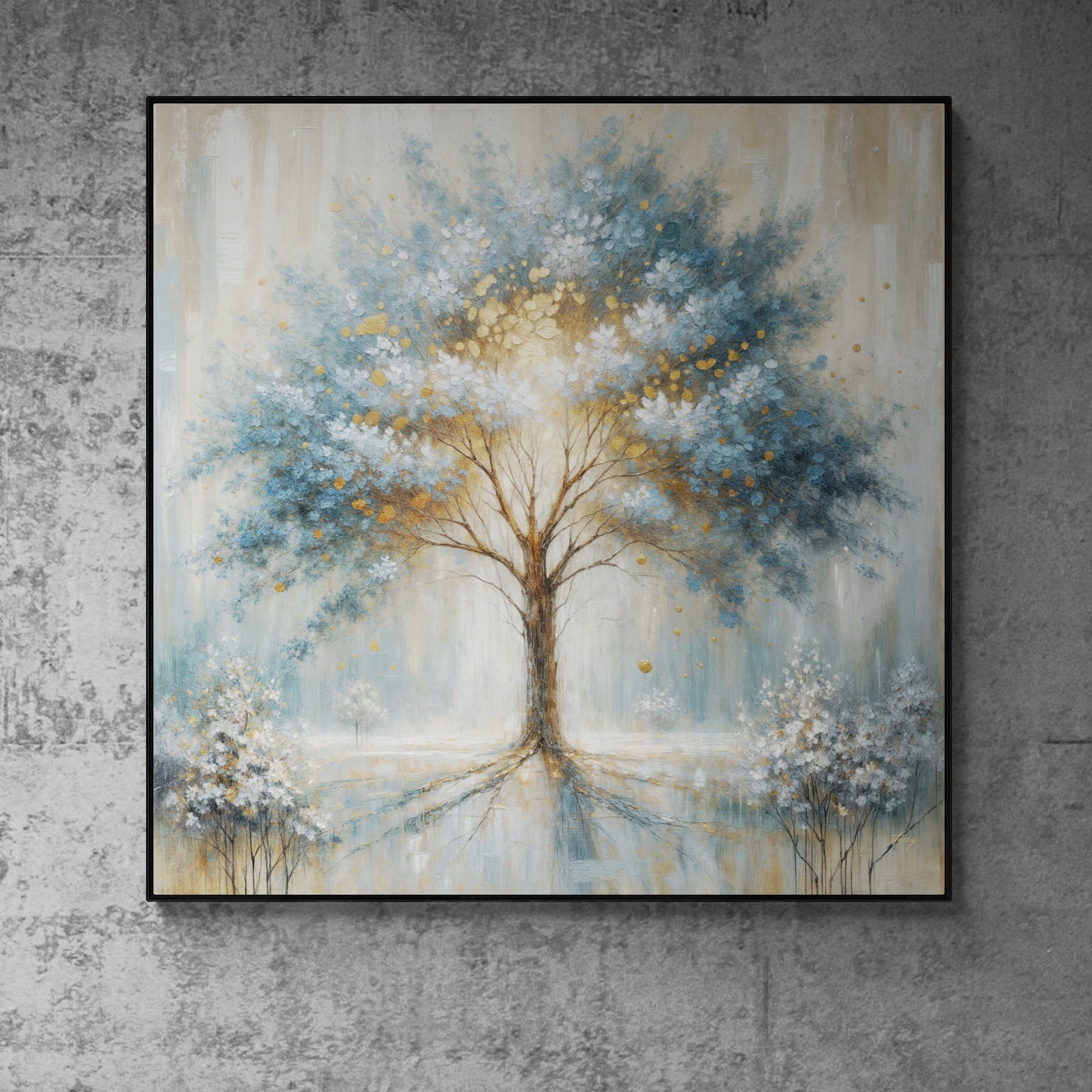 Ethereal Arboretum Mystical Tree Canvas Wall Art