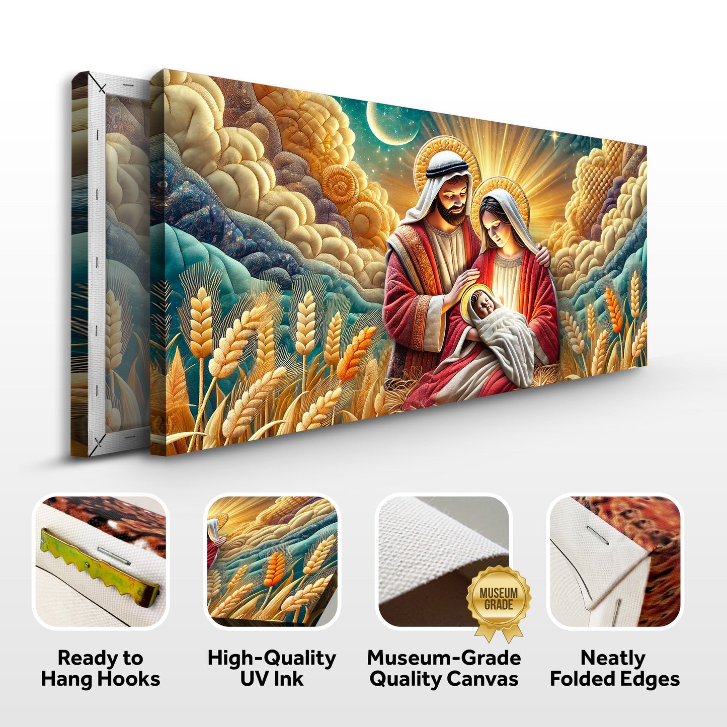 3D Faith Canvas Wall Art III
