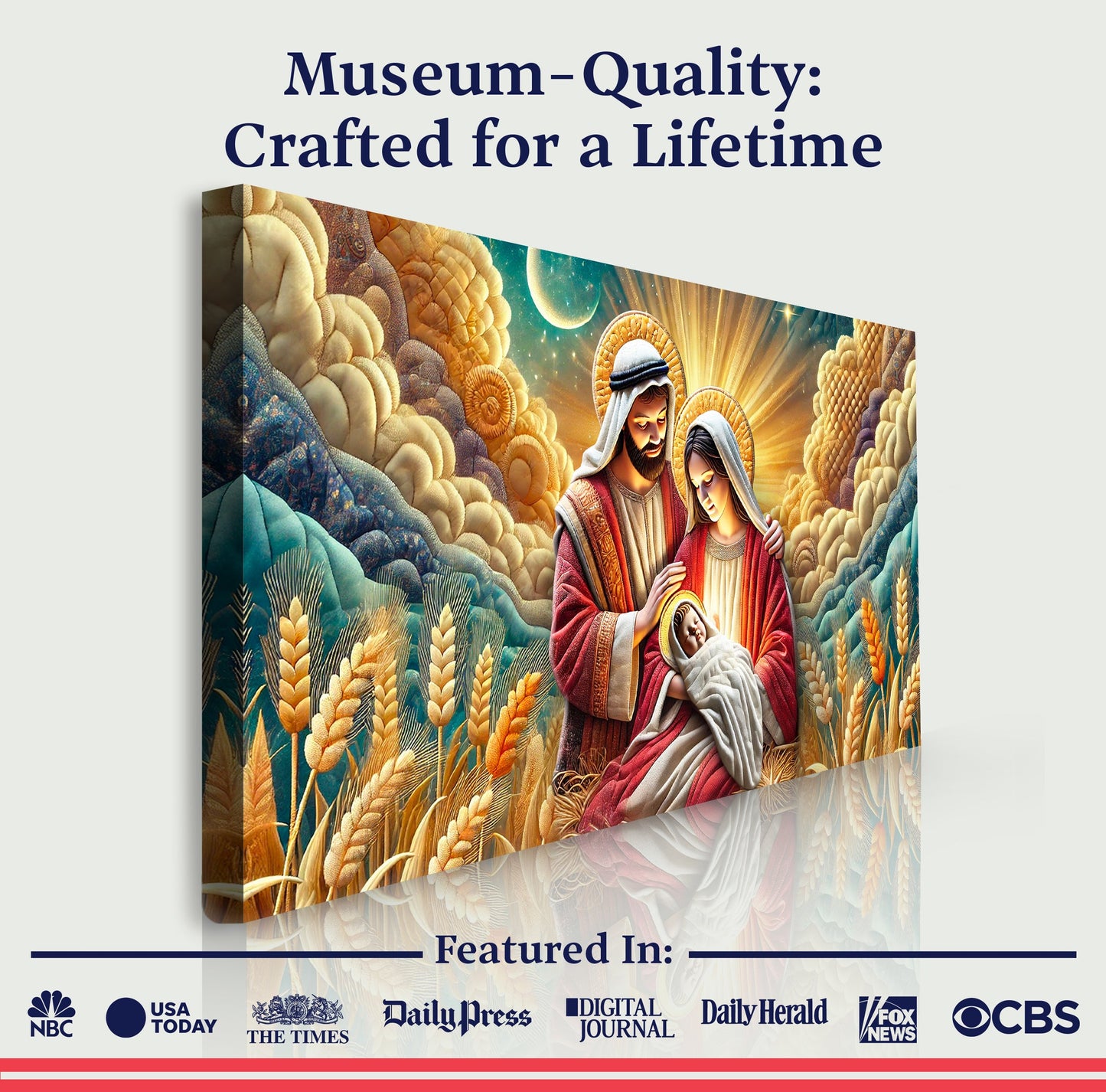 3D Faith Canvas Wall Art III