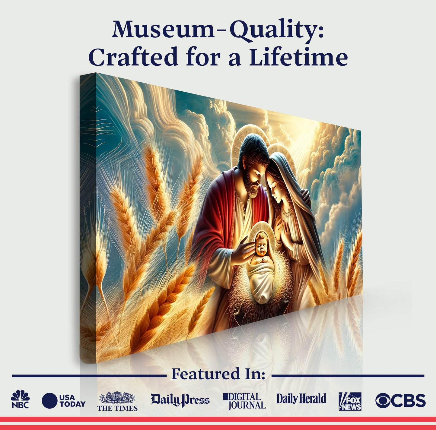 3D Faith Canvas Wall Art V