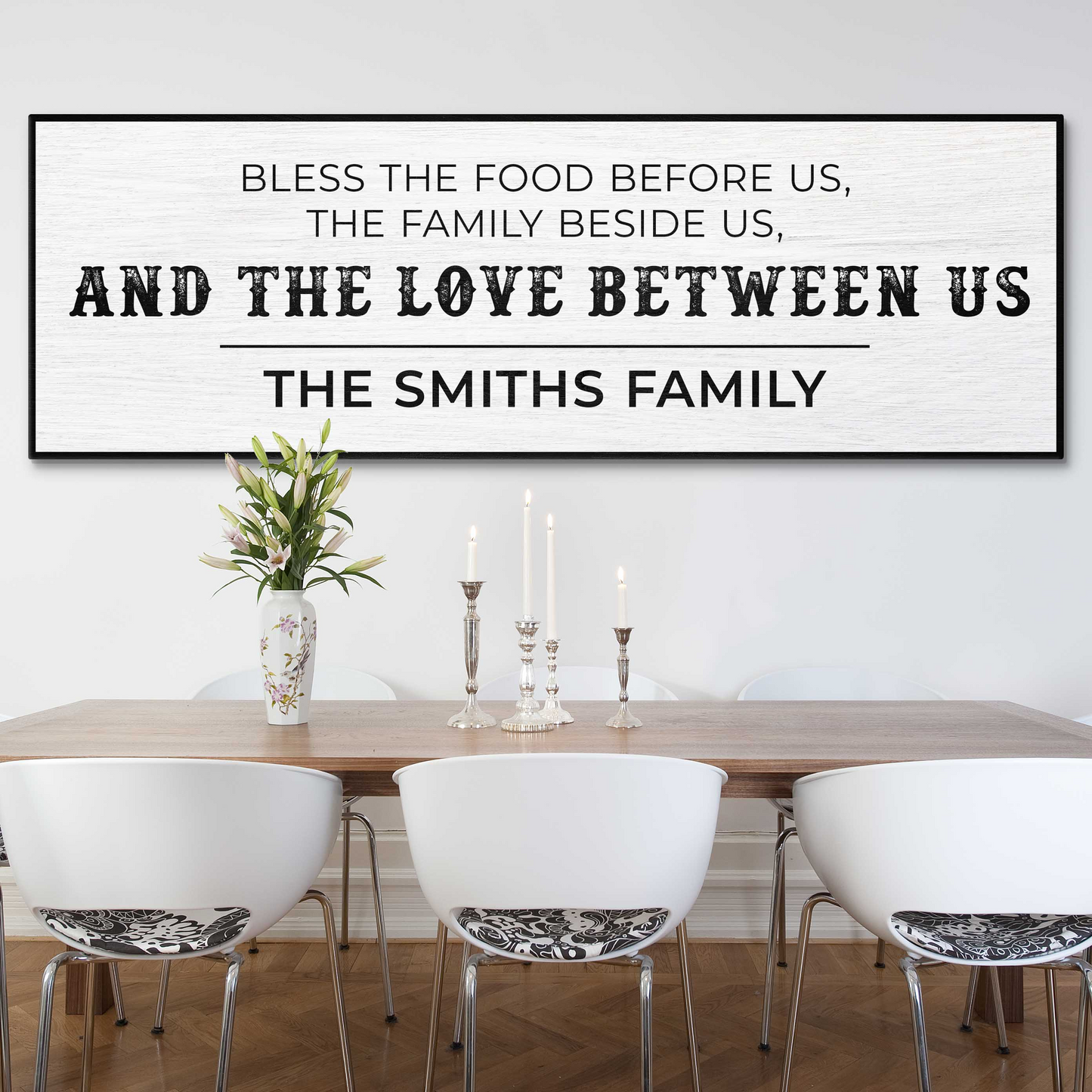 Personalized Family Blessing Canvas Sign Wall Art