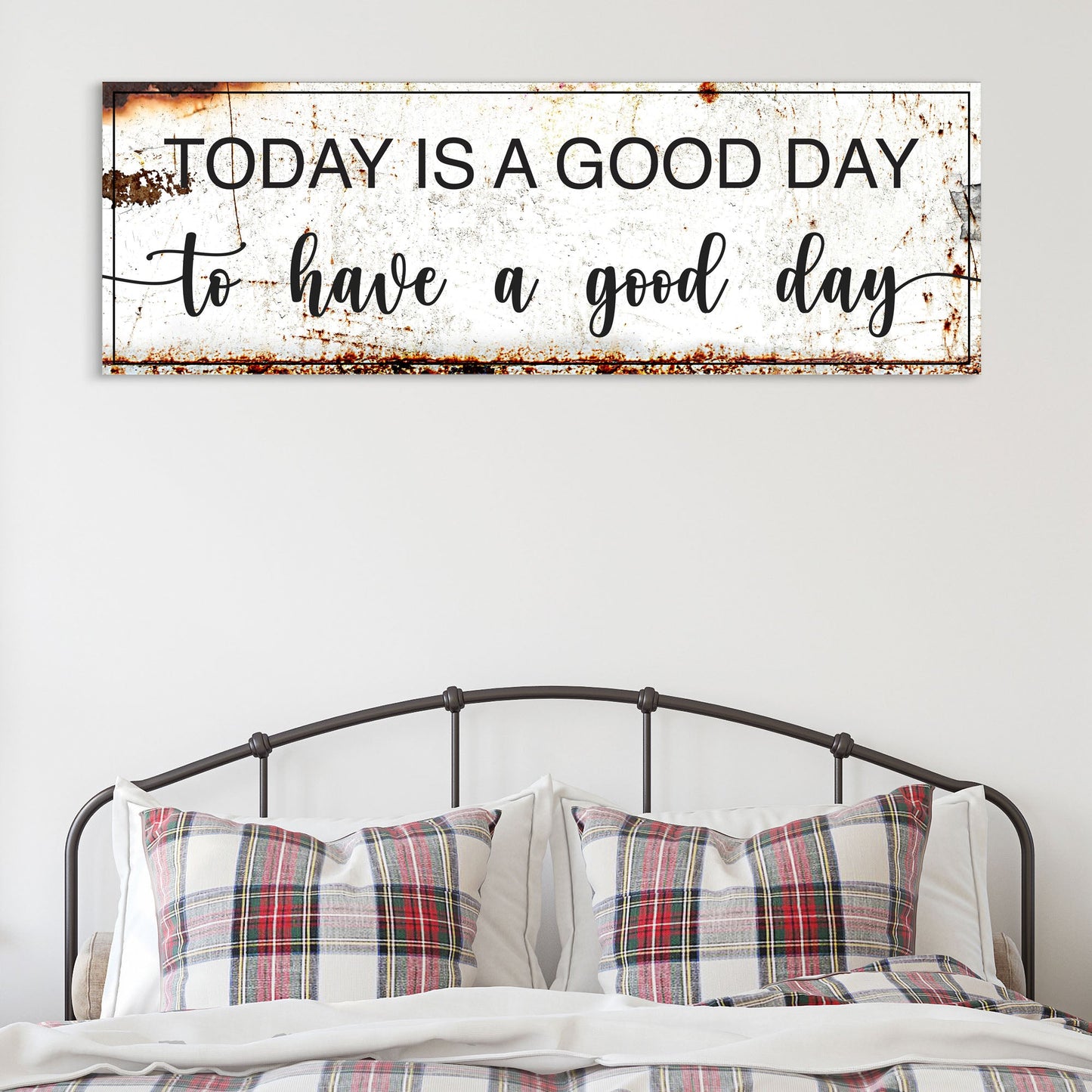 Today Is A Good Day Motivational Canvas Sign II