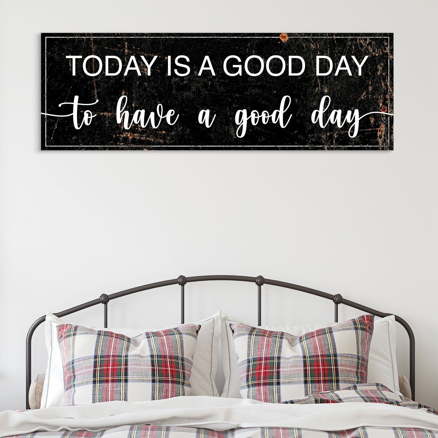 Today Is A Good Day Motivational Canvas Sign II