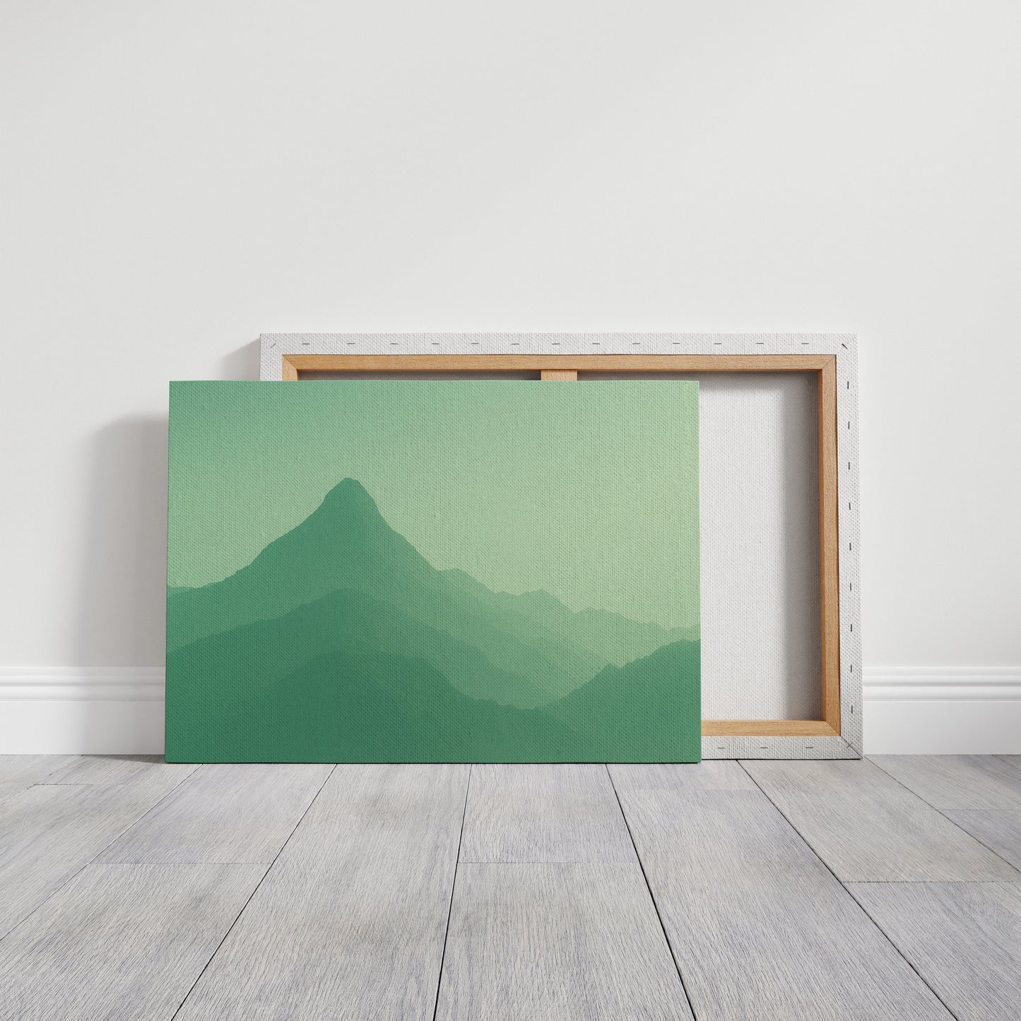 Enchanted Green Mountain Dreamscape Wall Art Print