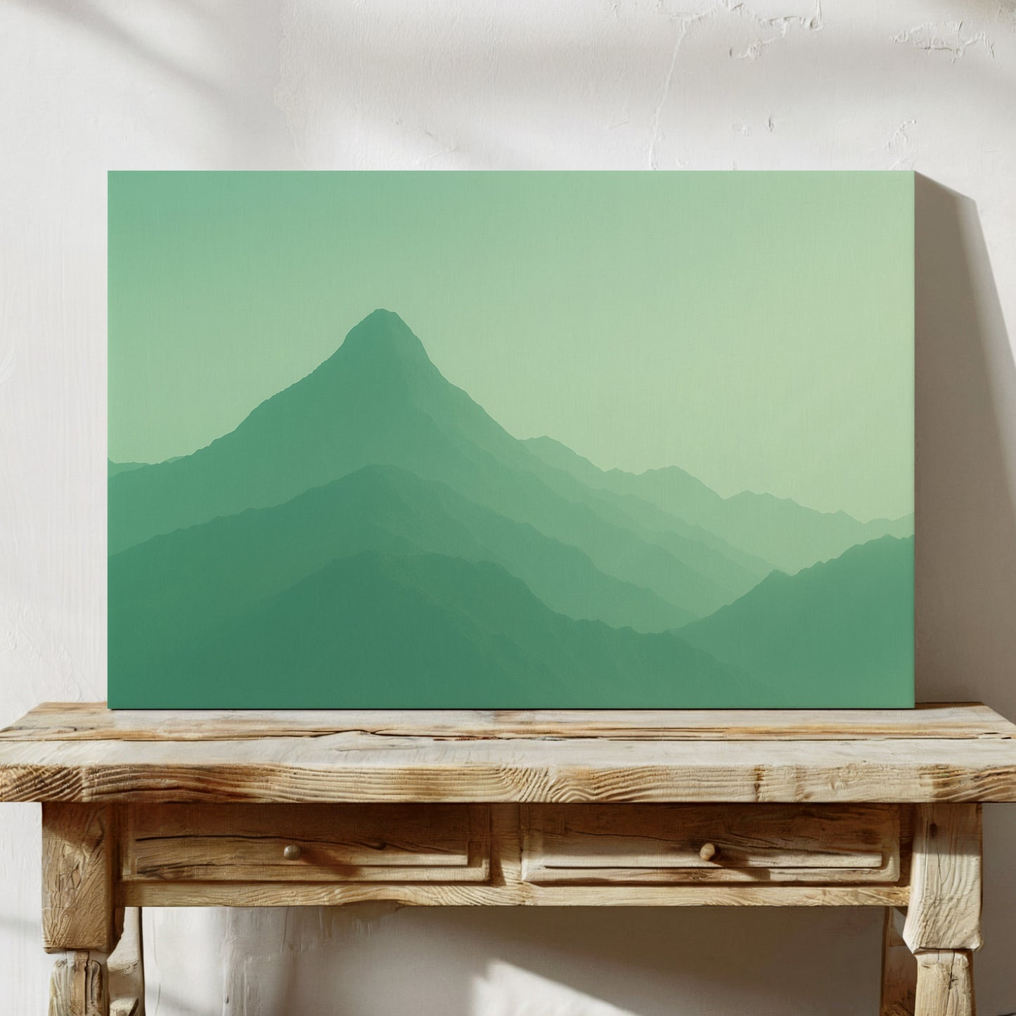 Enchanted Green Mountain Dreamscape Wall Art Print