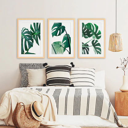Sedona Desert Wall Art, Red Rocks and Cactus 3 Piece Set