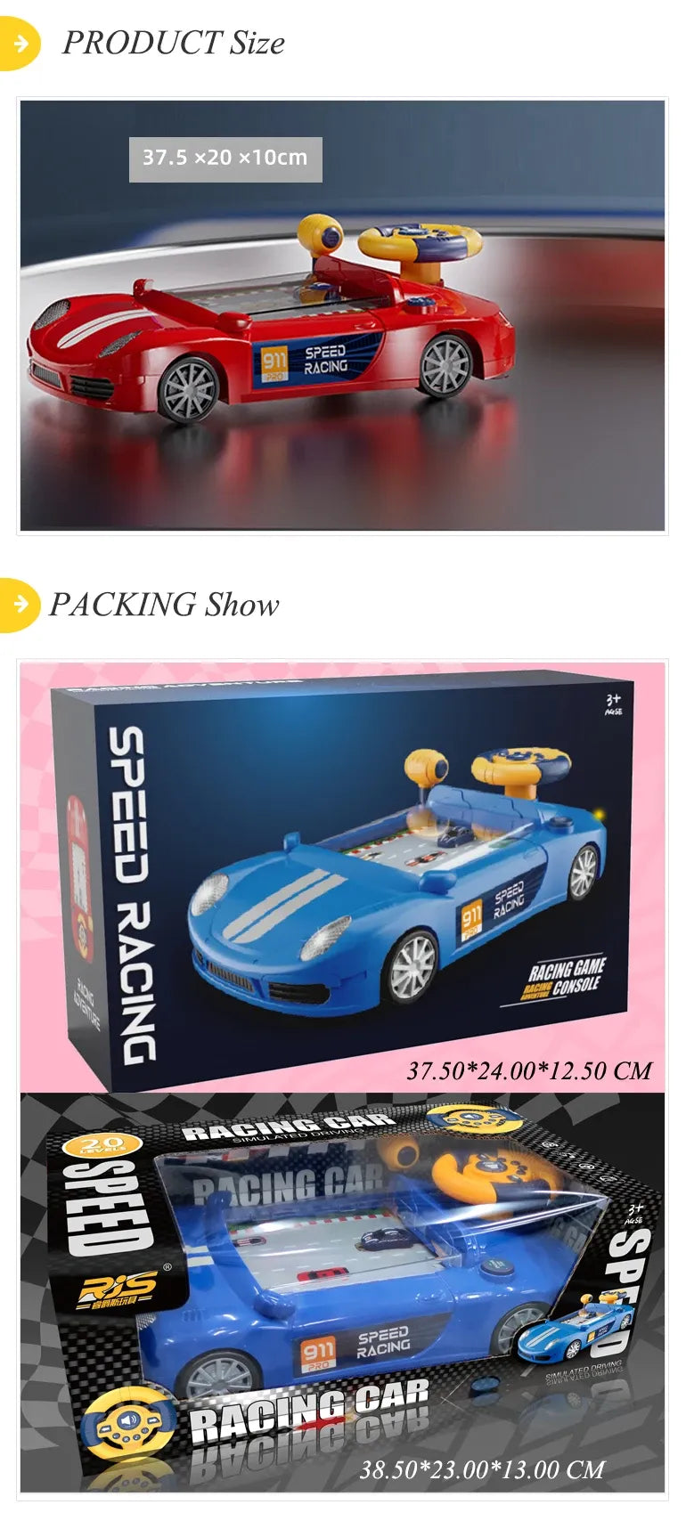 durable ABS steering wheel toy size for preschoolers