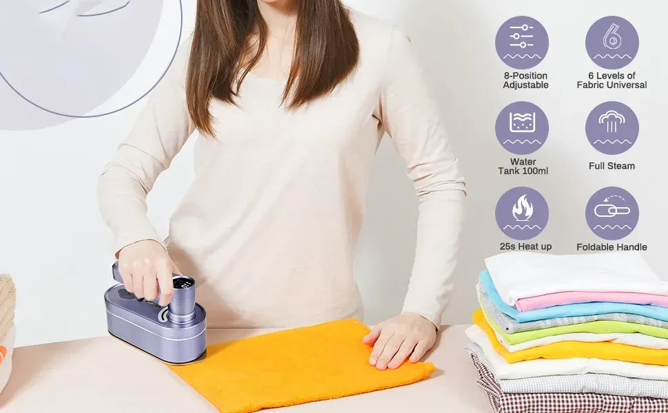 Handheld clothes steamer refreshing clothing