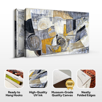 Harmonic Dissonance Abstract Canvas Wall Art