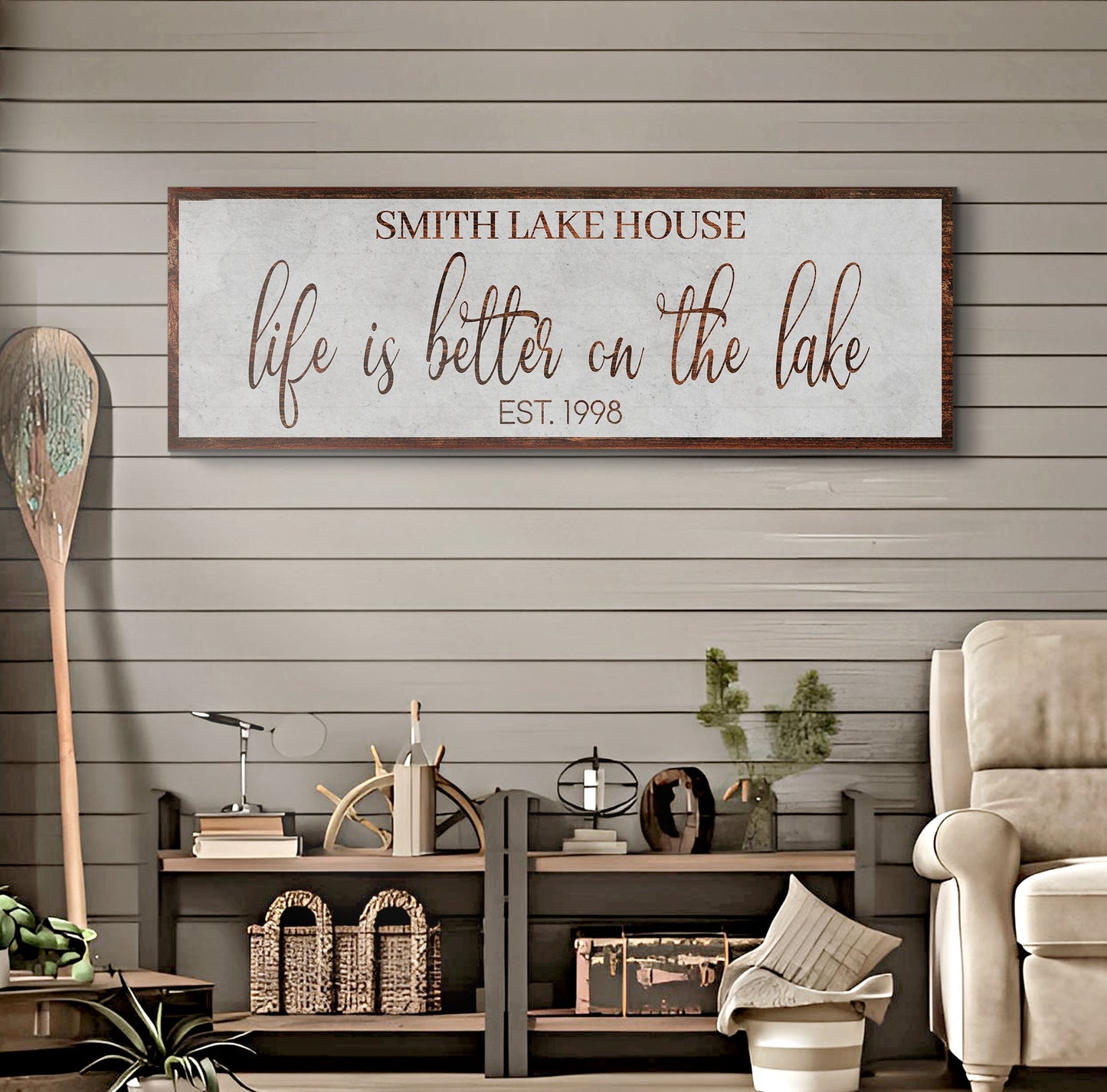 Life Is Better on the Lake Canvas Wall Art