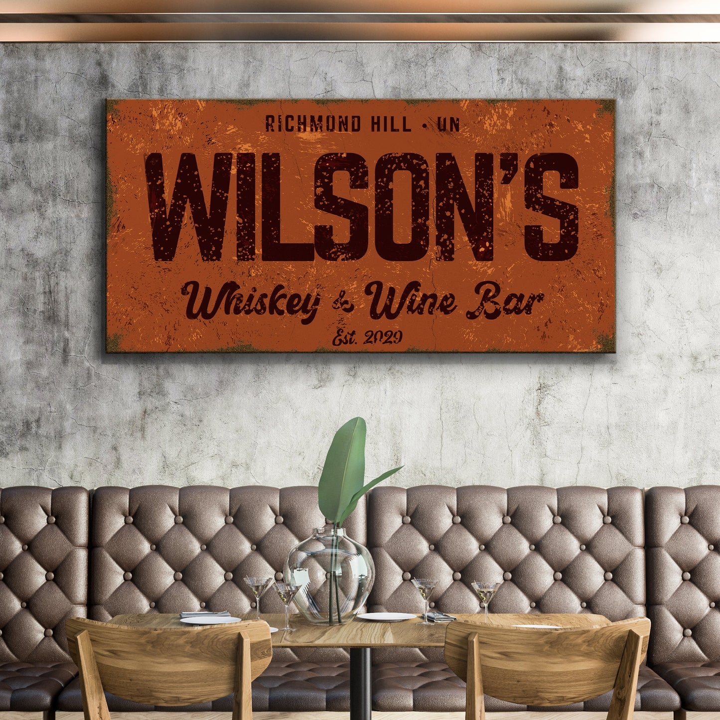 Whiskey and Wine Bar Canvas Wall Art
