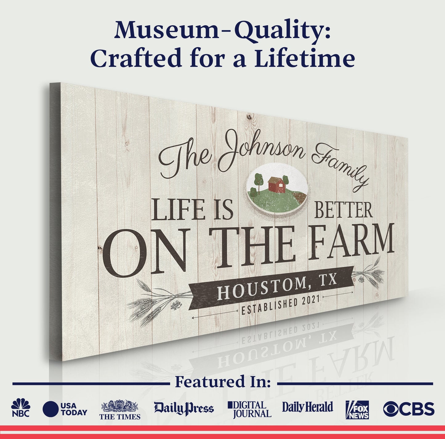 Life Is Better on the Farm Canvas Wall Art