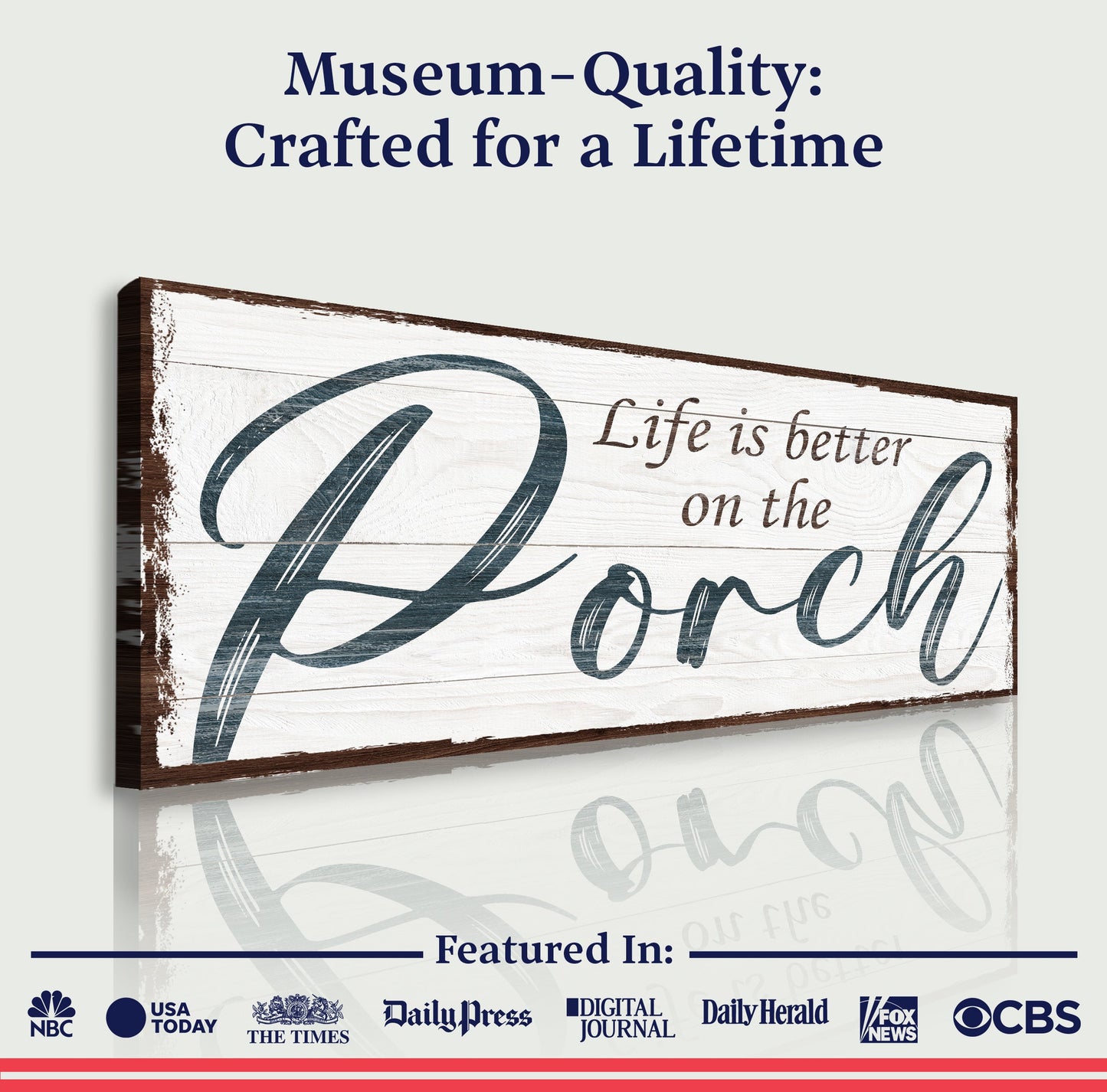 Life Is Better on the Porch Canvas Wall Art