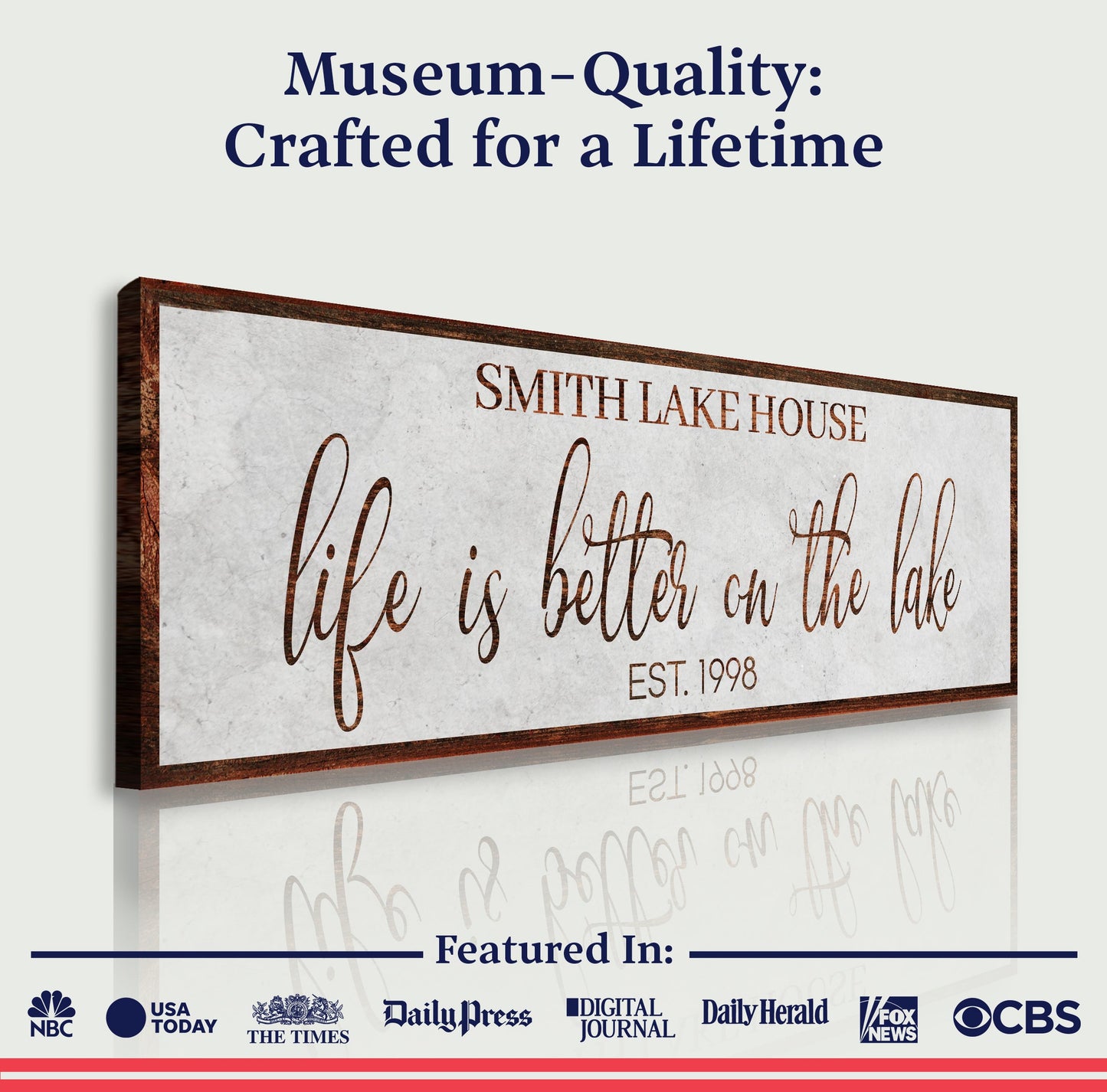 Life Is Better on the Lake Canvas Wall Art