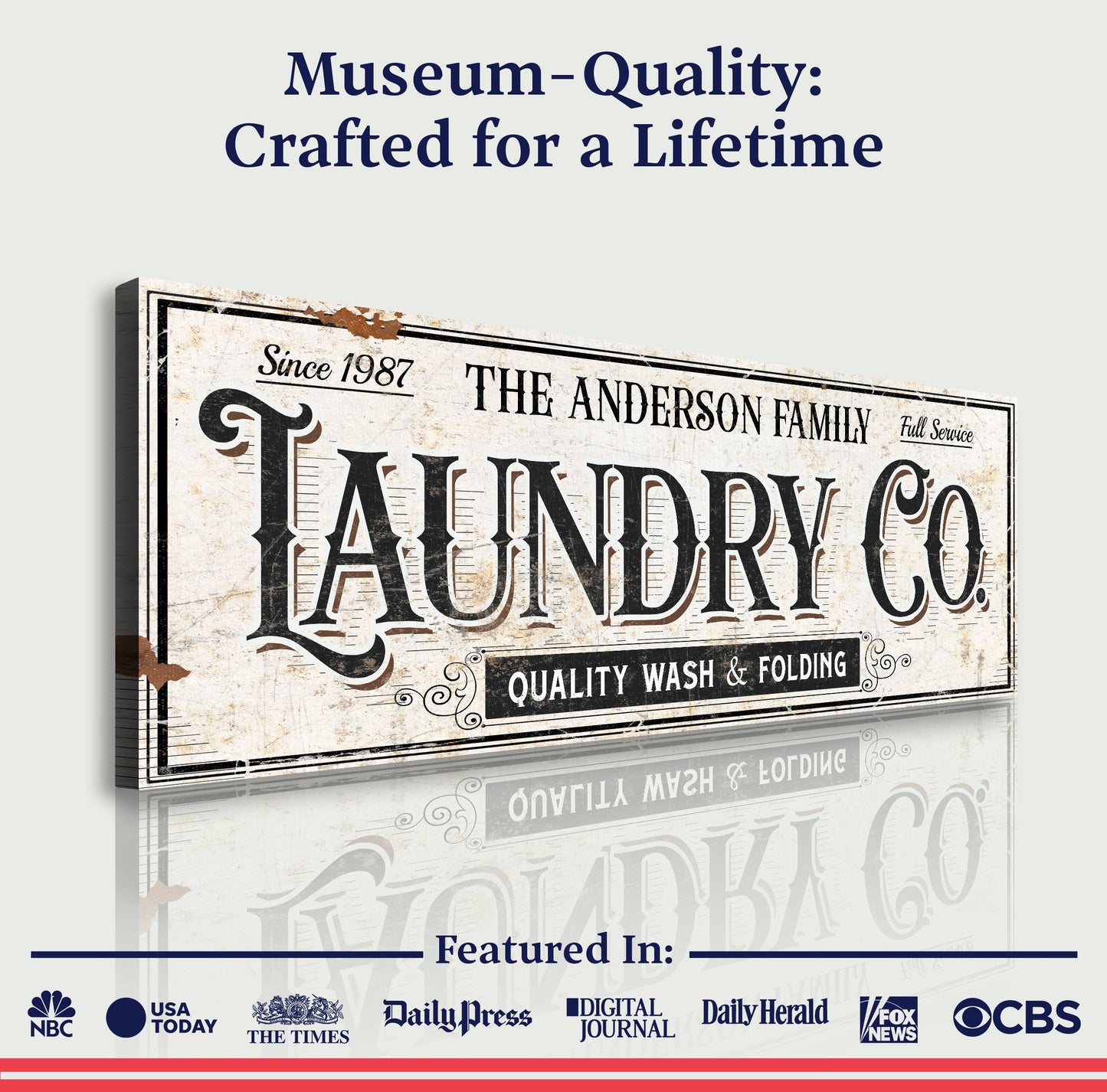 Laundry Room Canvas Wall Art VIII