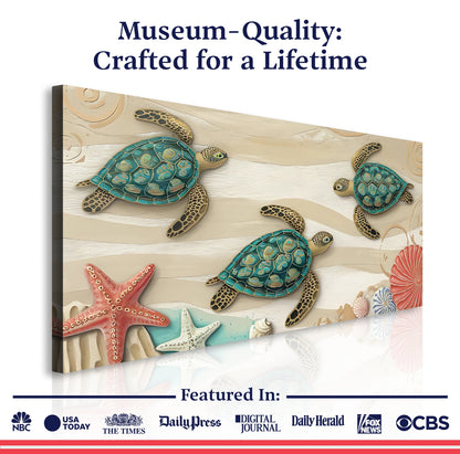 3D Coastal Wall Art VII