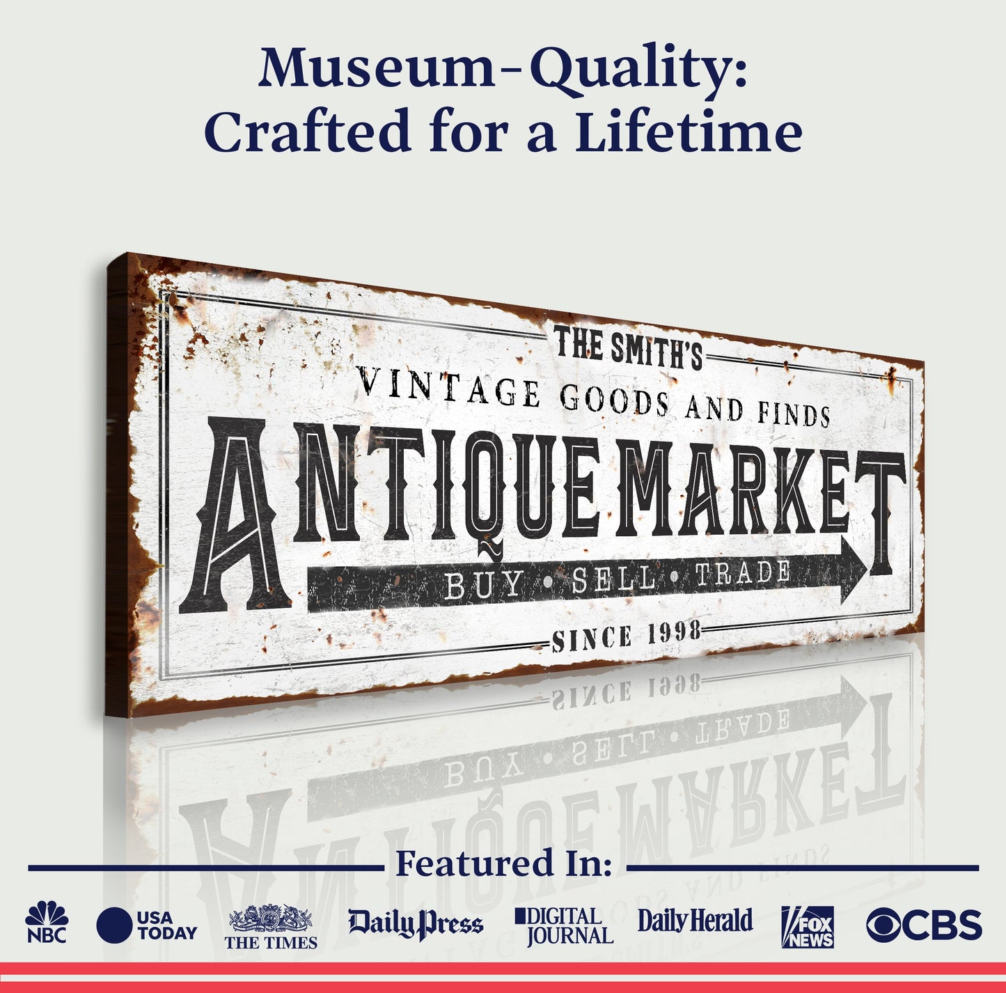 Vintage Antique Market Canvas Wall Art