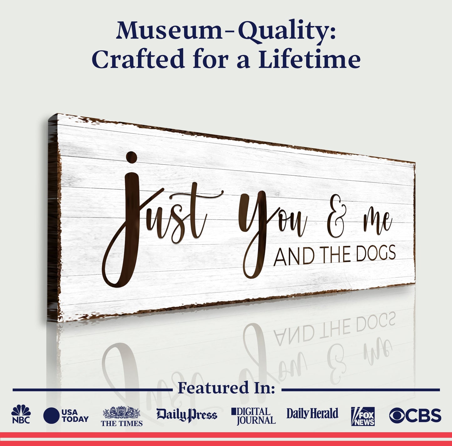 Just You, Me, And The Dogs Canvas Wall Art