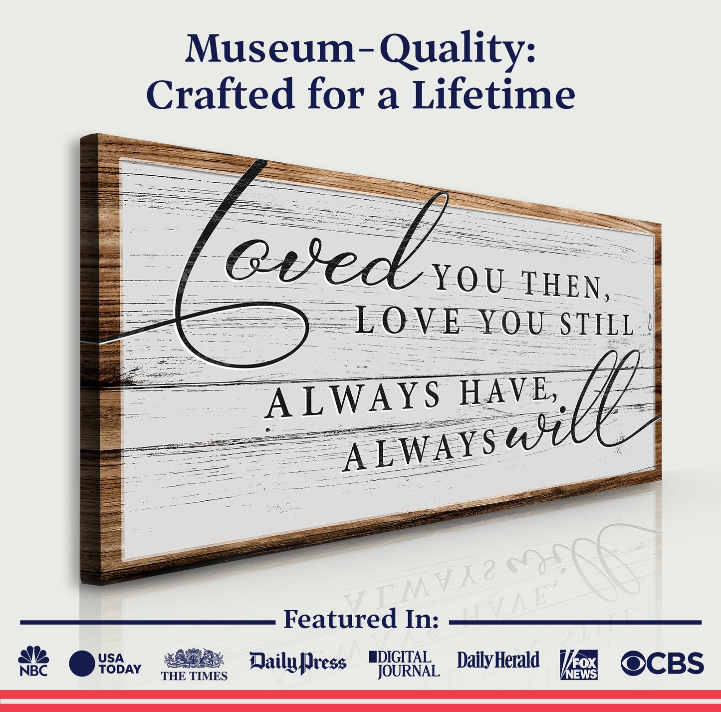 Love You Still Canvas Sign