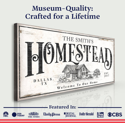 Vintage Homestead Canvas Wall Art II