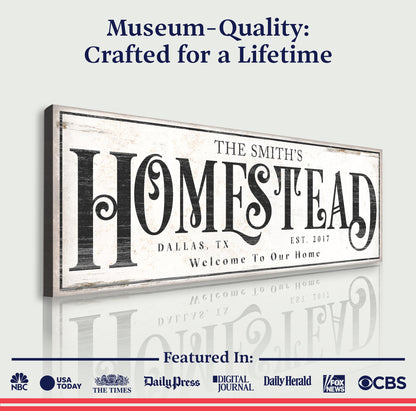Vintage Homestead Canvas Wall Art III