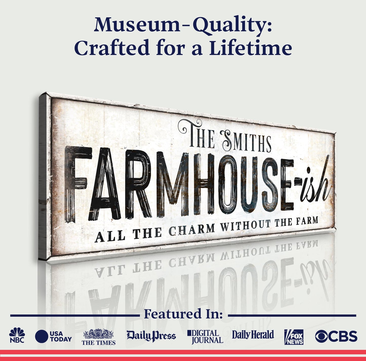 Farmhouse-Ish Canvas Wall Art Sign
