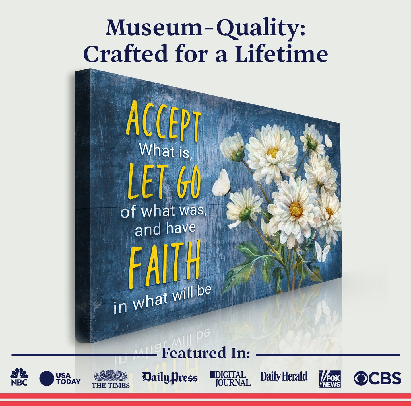 Accept Let Go And Have Faith Sign II