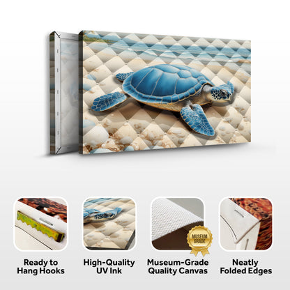 3D Coastal Canvas Wall Art V