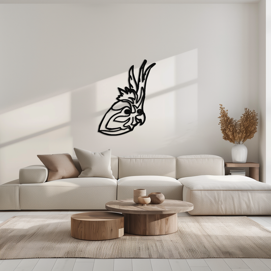 Rooster Metal Wall Art - Modern Farmhouse Decor