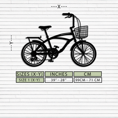 Bicycle Metal Wall Art