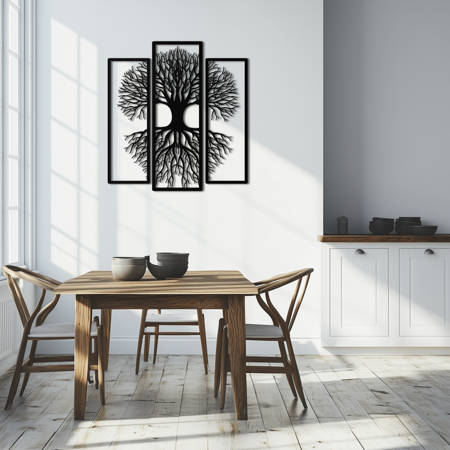 Tree of Life 3-Panel Metal Wall Art