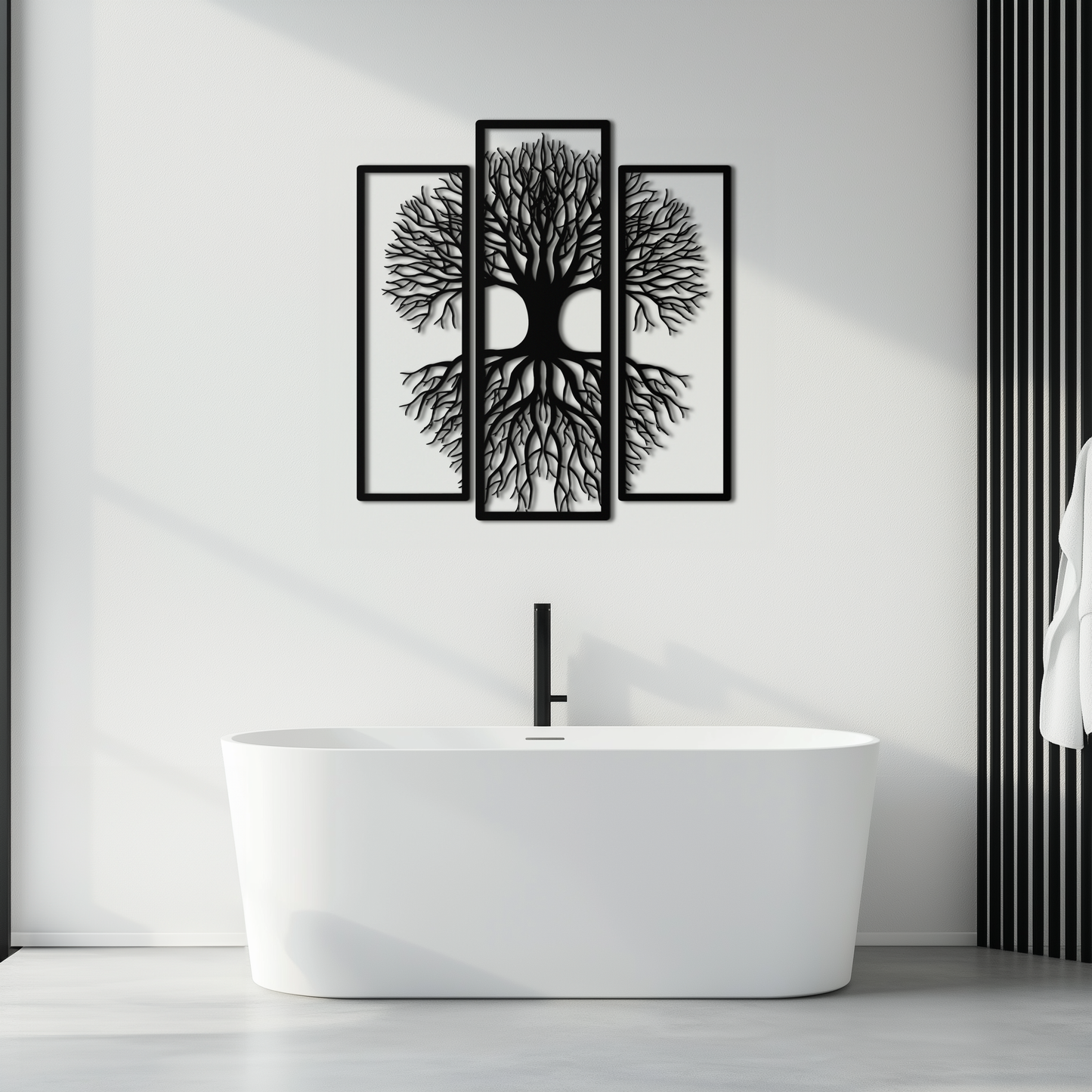 Tree of Life 3-Panel Metal Wall Art