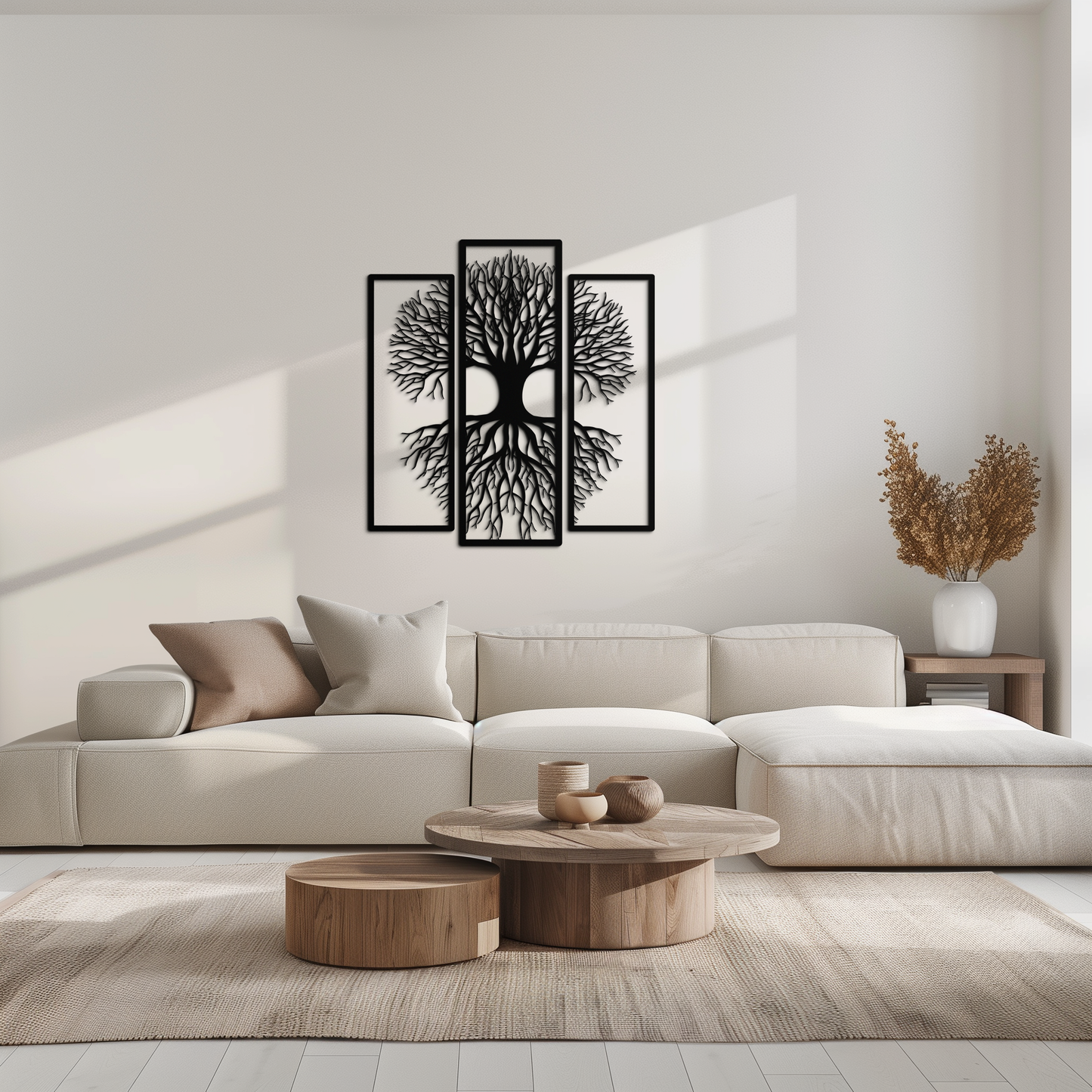Tree of Life 3-Panel Metal Wall Art