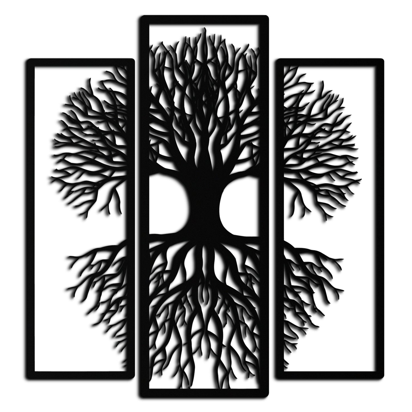 Tree of Life 3-Panel Metal Wall Art