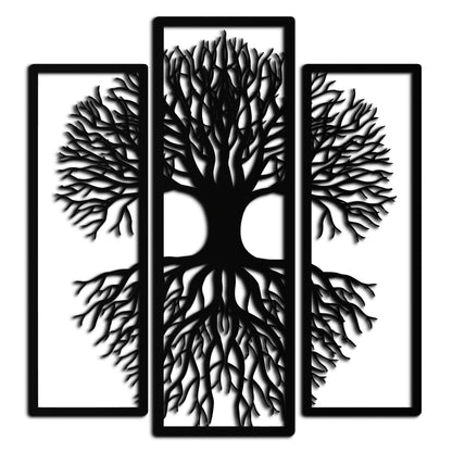 Tree of Life 3-Panel Metal Wall Art
