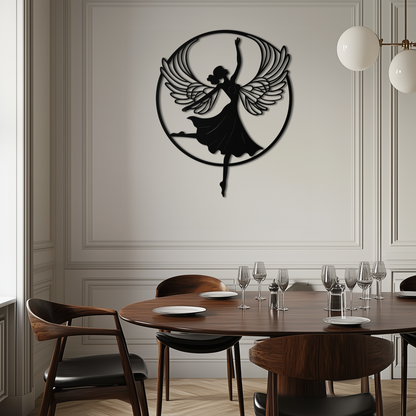 Angel Dancer Metal Wall Art