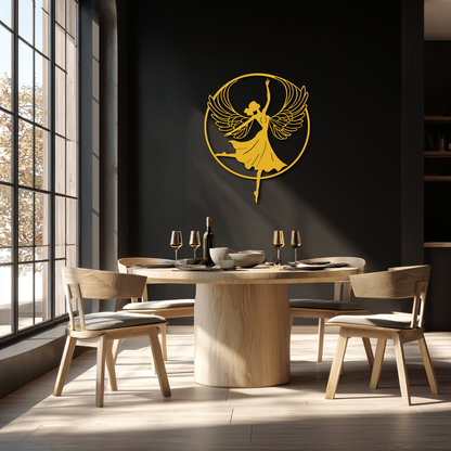 Angel Dancer Metal Wall Art