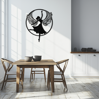 Angel Dancer Metal Wall Art