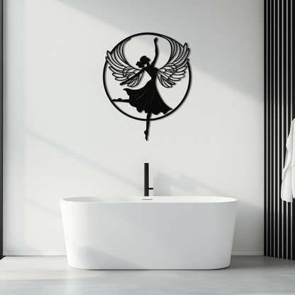 Angel Dancer Metal Wall Art
