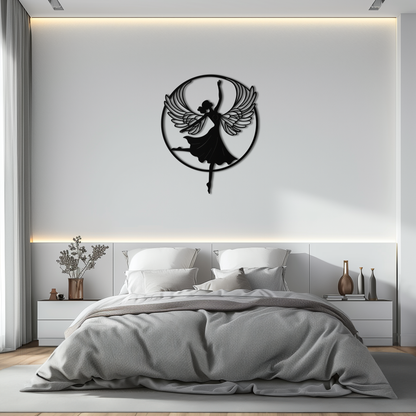 Angel Dancer Metal Wall Art