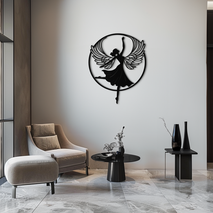 Angel Dancer Metal Wall Art