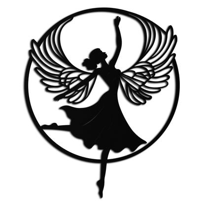 Angel Dancer Metal Wall Art