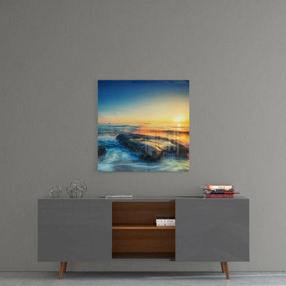 Sunset Glass Wall Art