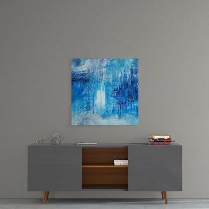 Abstract Glass Wall Art
